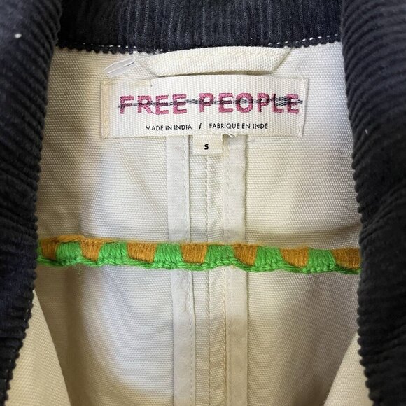 Free People Anna Lou Denim Duster Longline Rancher Jacket Western NWOT Small - Picture 5 of 5